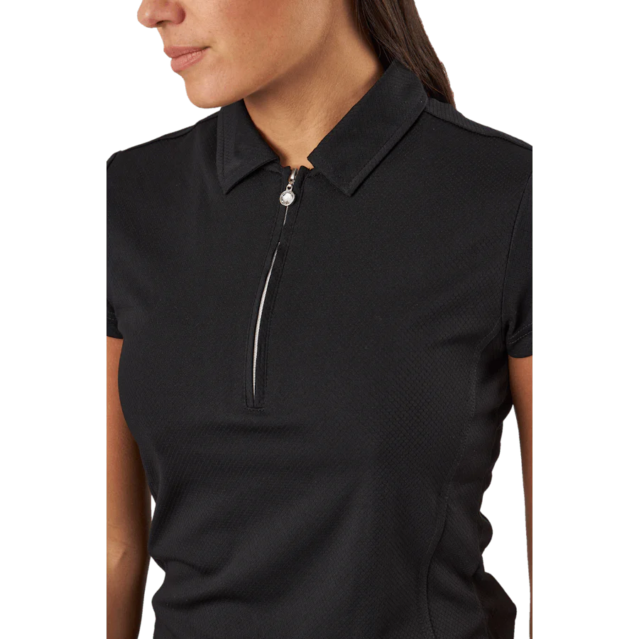 Macy S/S Polo Shirt Black - Image 4