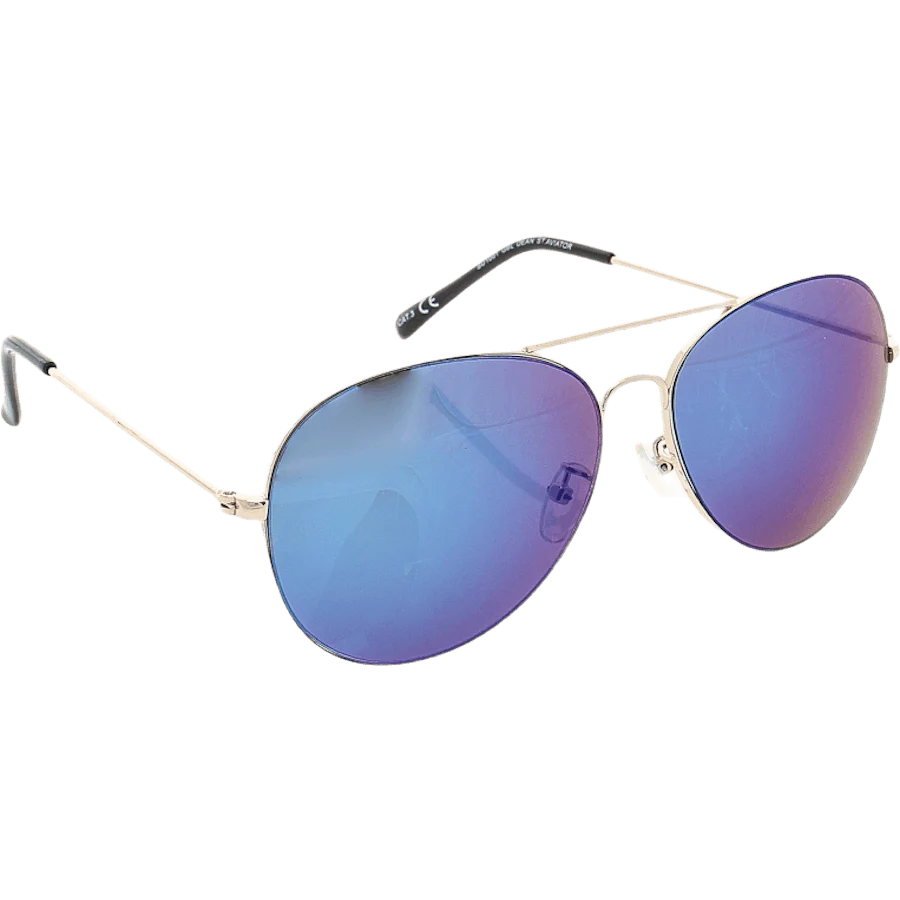 Dean Aviator Sunglasses Blue/Gold