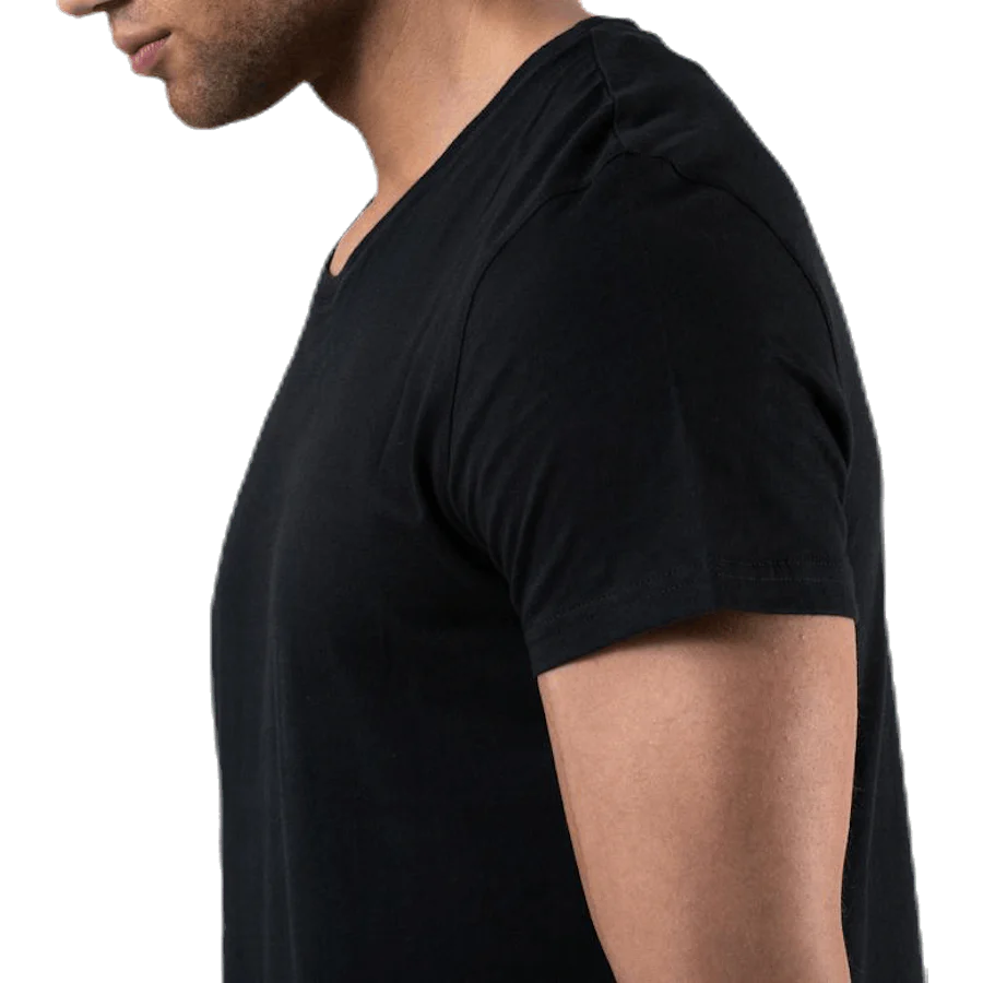 Original  R-Neck Tee No 3 Black - Image 8