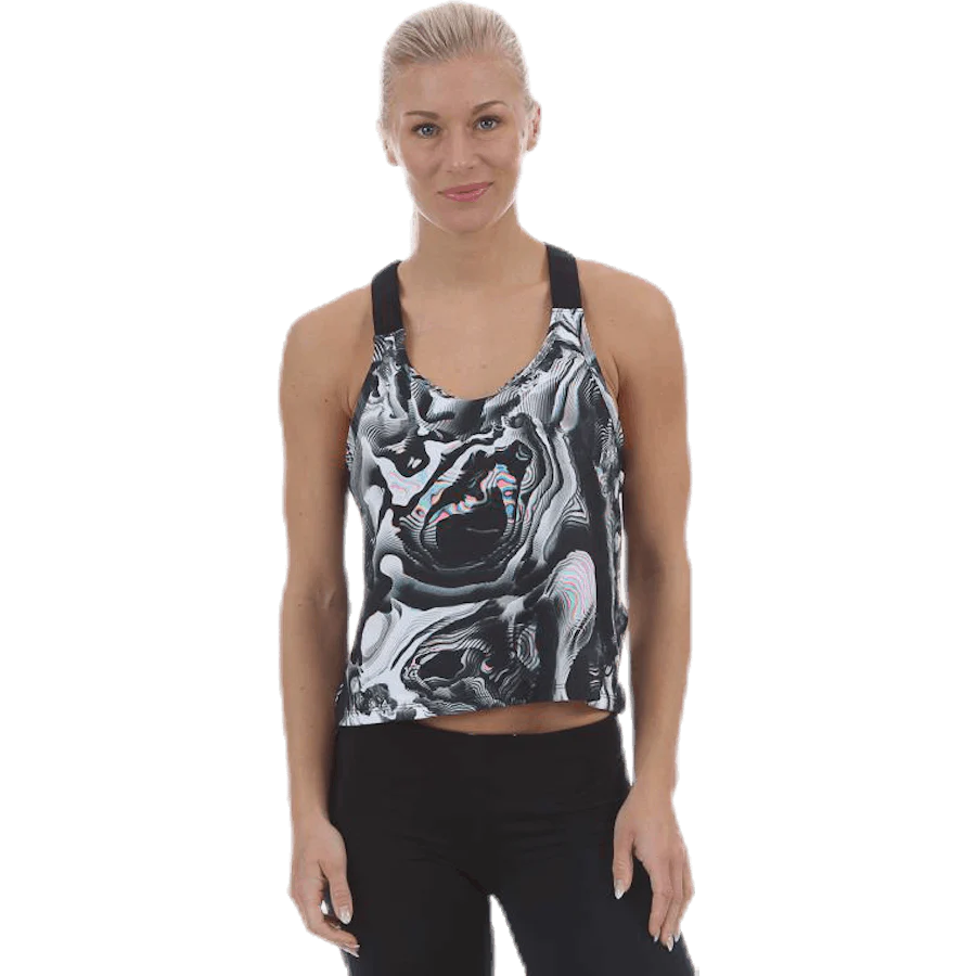 Pro Coral Print Tank Patterned/Black