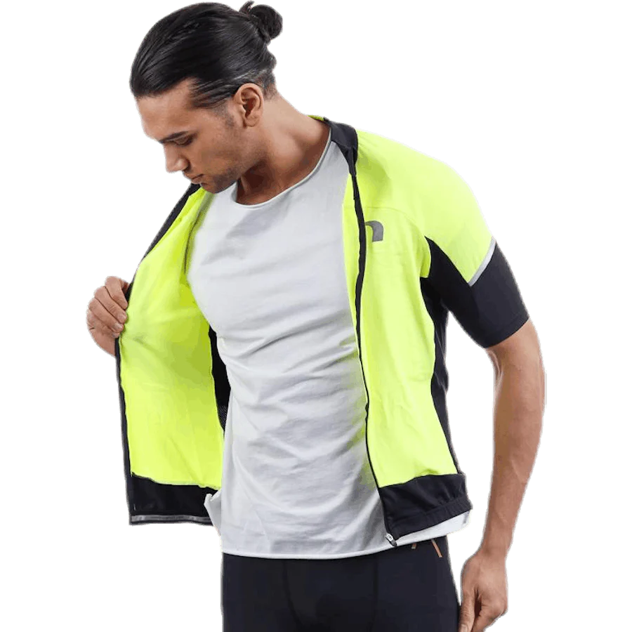Bike Stretch Jersey Black/Yellow - Image 4