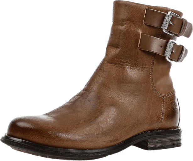 Coney W Leather Shoe Brown