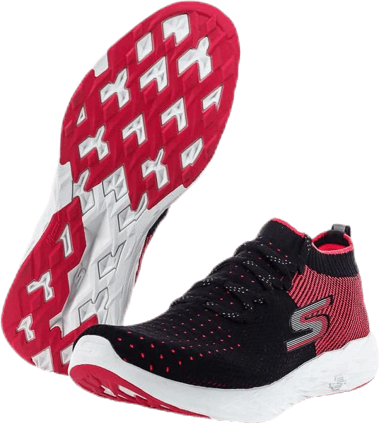 Womens Go Run 6 Pink/Black - Image 2