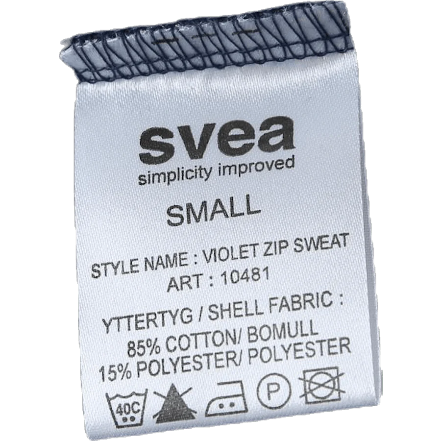 Violet Zip Sweat Blue - Image 4