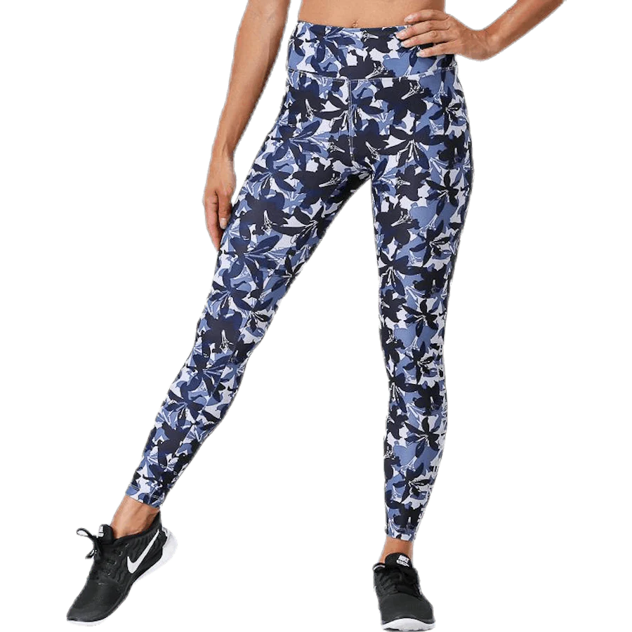 Flattering AOP Tights Blue