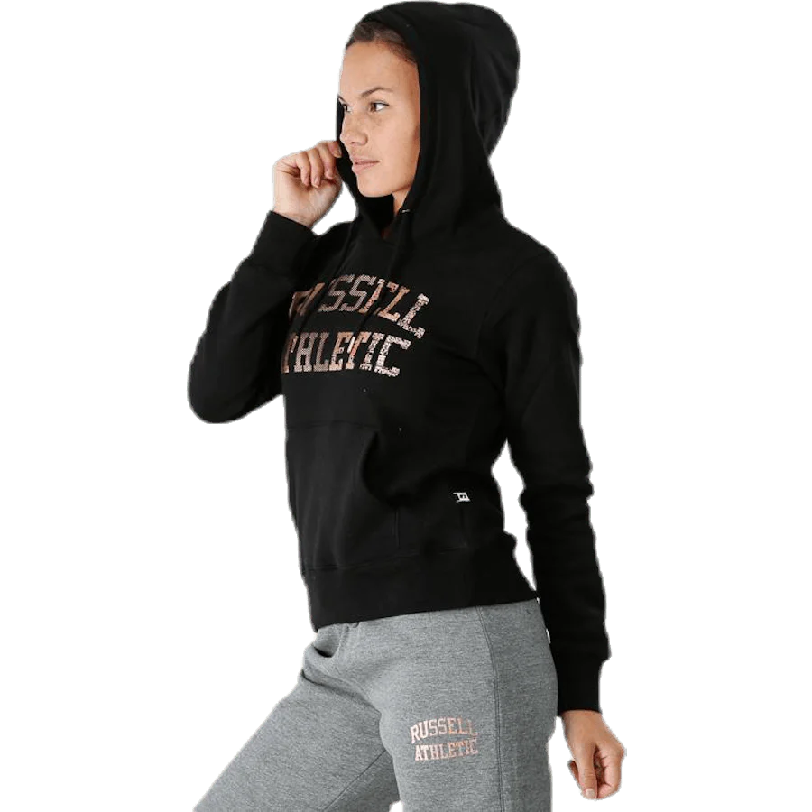Pull Over Logo Hoody Black - Image 5