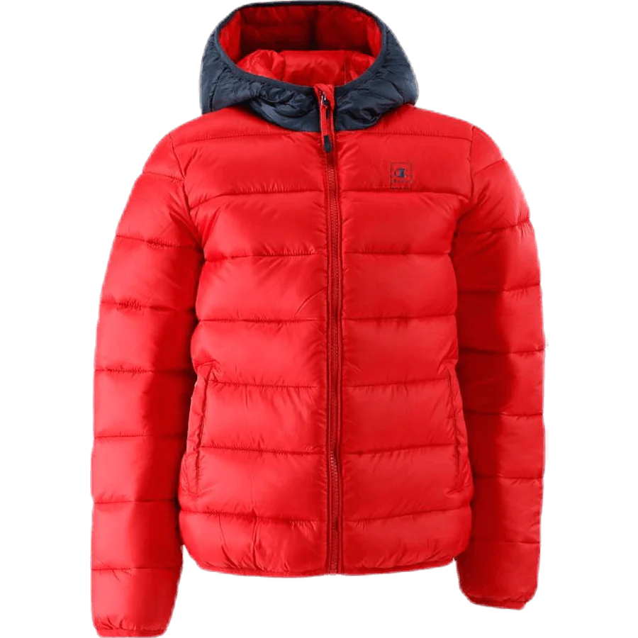 Hooded Youth Jacket Red