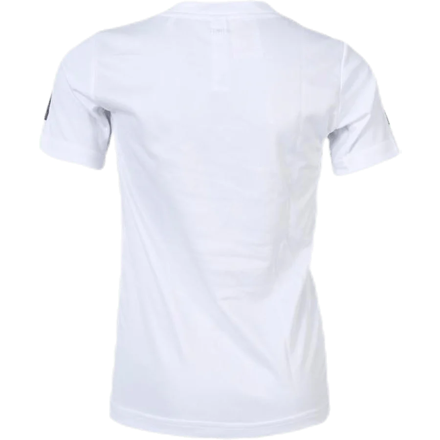 Club 3 Stripes Tee Youth White - Image 3