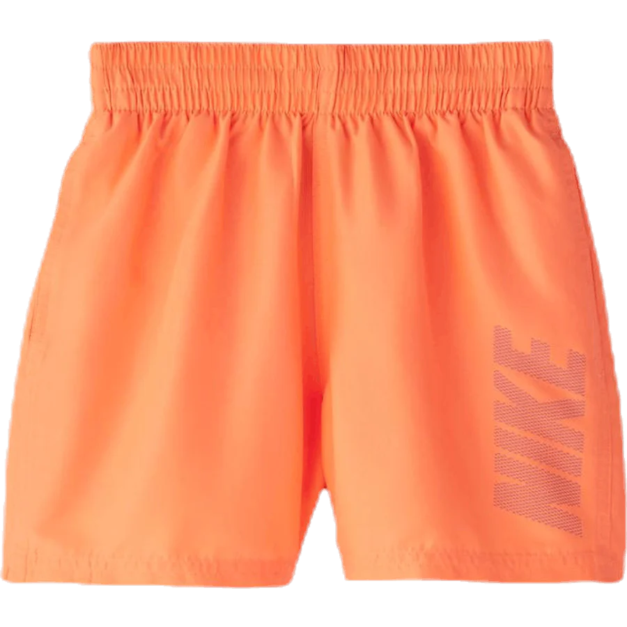4" Volley Short Logo Solid Youth Orange