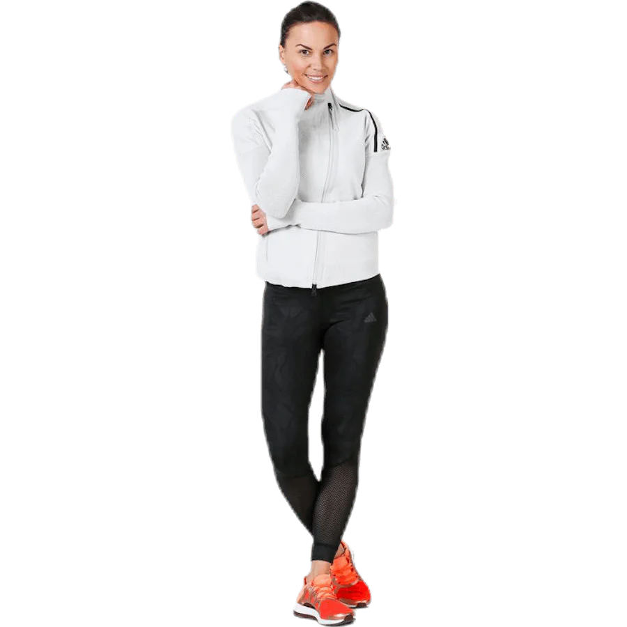 ZNE HTR Primeknit Jacket White - Image 4