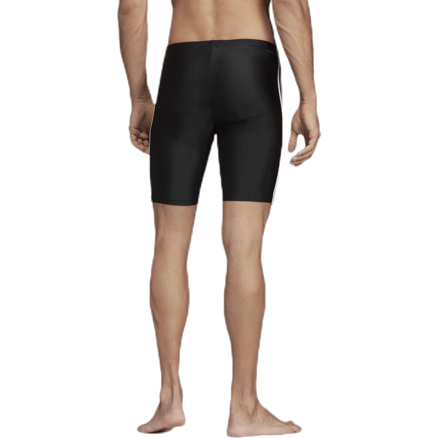Fitness 3 Stripes Swim Jammer Black / White - Image 3