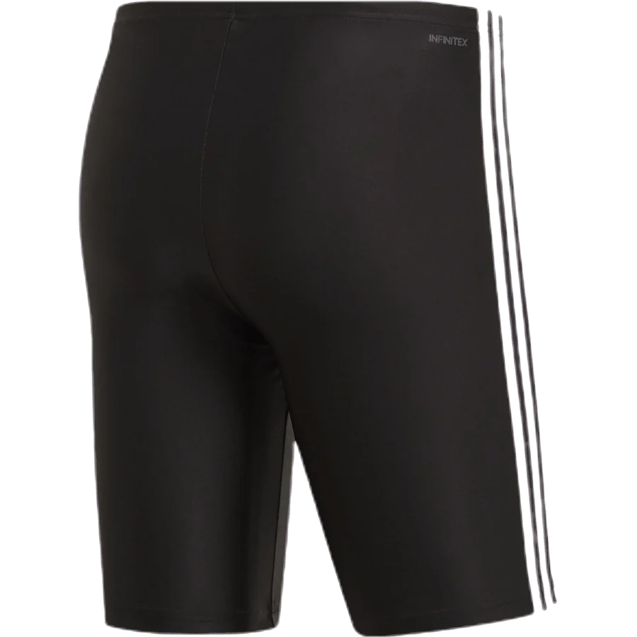 Fitness 3 Stripes Swim Jammer Black / White - Image 6