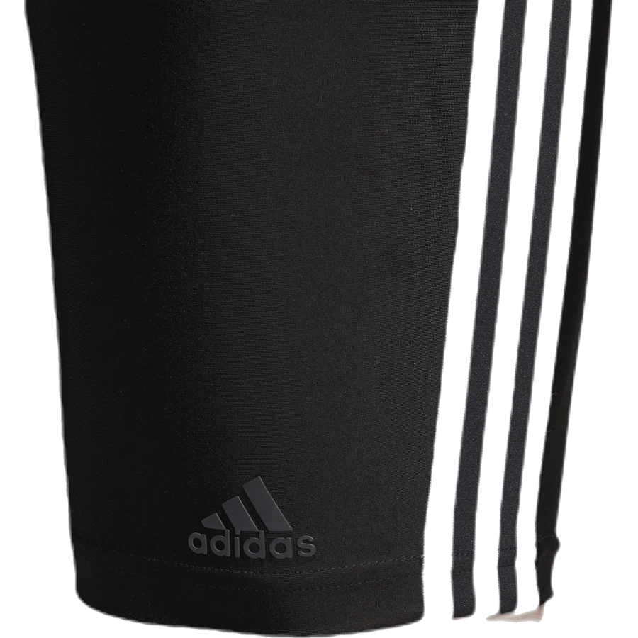 Fitness 3 Stripes Swim Jammer Black / White - Image 7