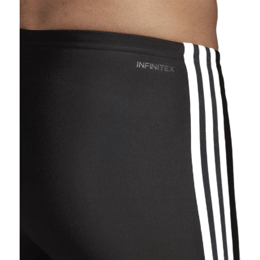 Fitness 3 Stripes Swim Jammer Black / White - Image 8
