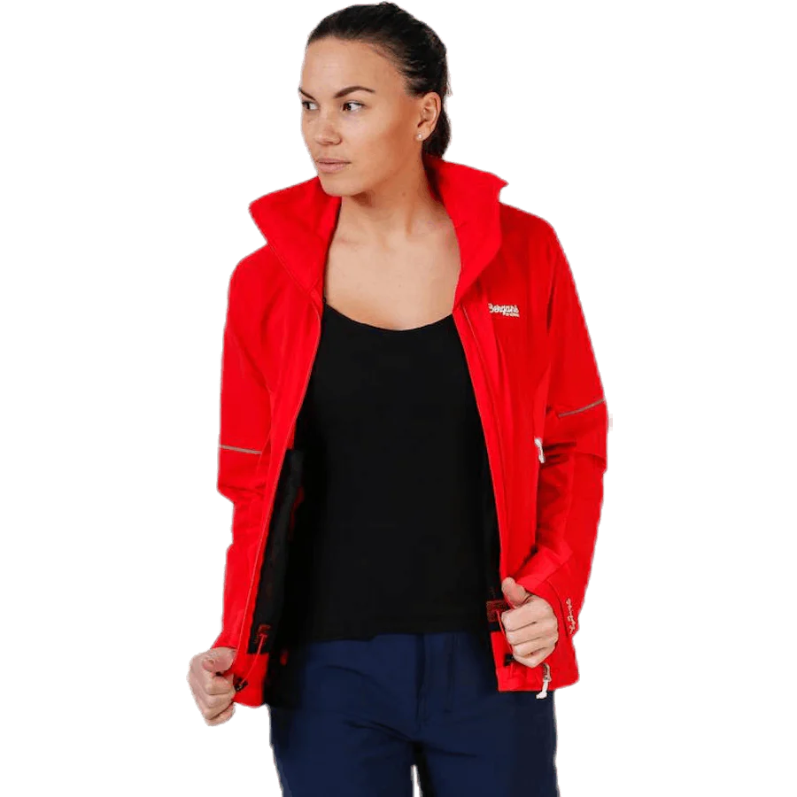 Slingsby LT Softshell Jacket White/Red - Image 6