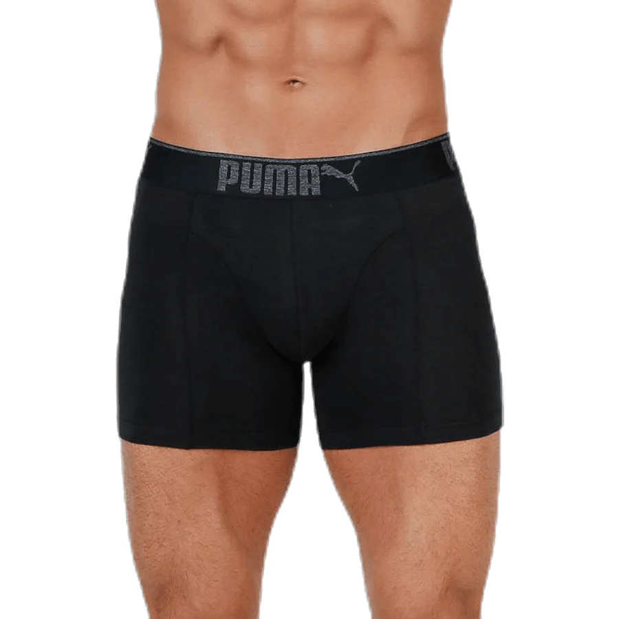 Lifestyle Sueded Cotton Boxer 3p Black - Image 2