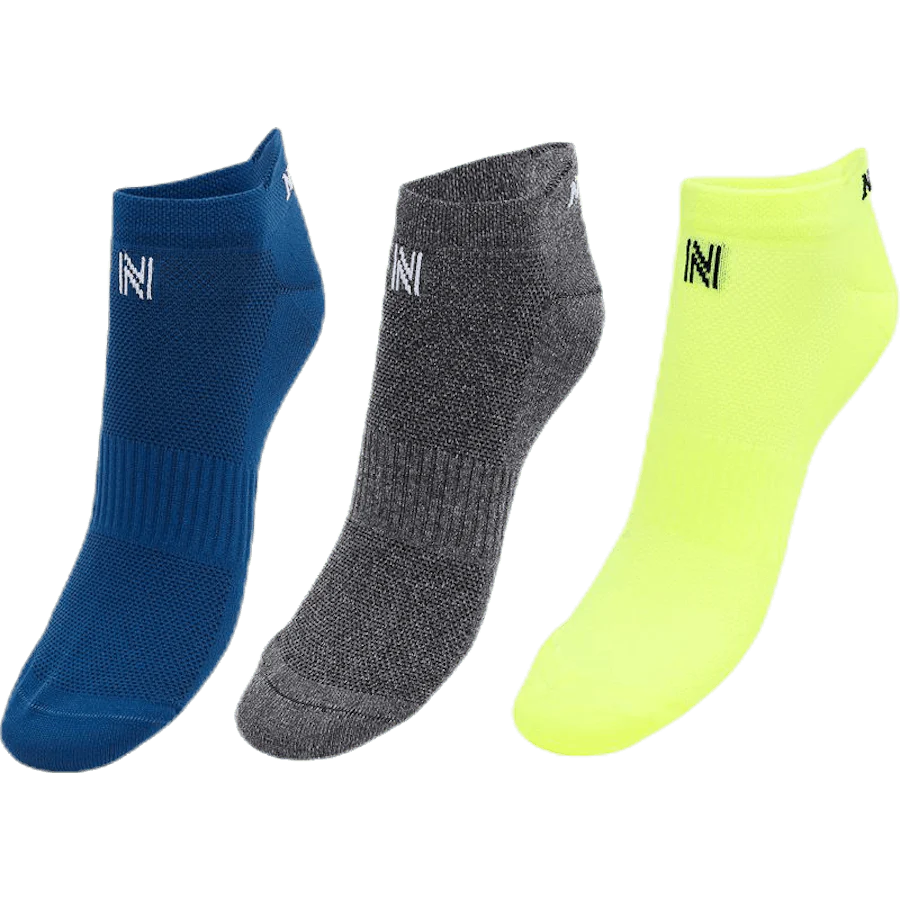 Izzy 3-Pack Running Socks Patterned