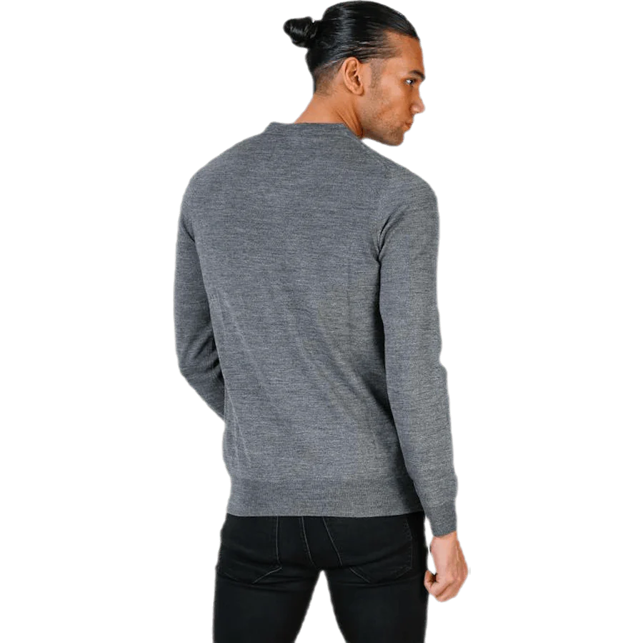 V-Neck Pullover Grey - Image 3