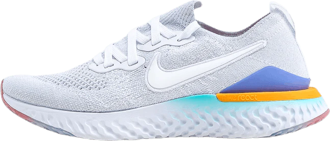 Epic React Flyknit 2 Blue/Orange/White
