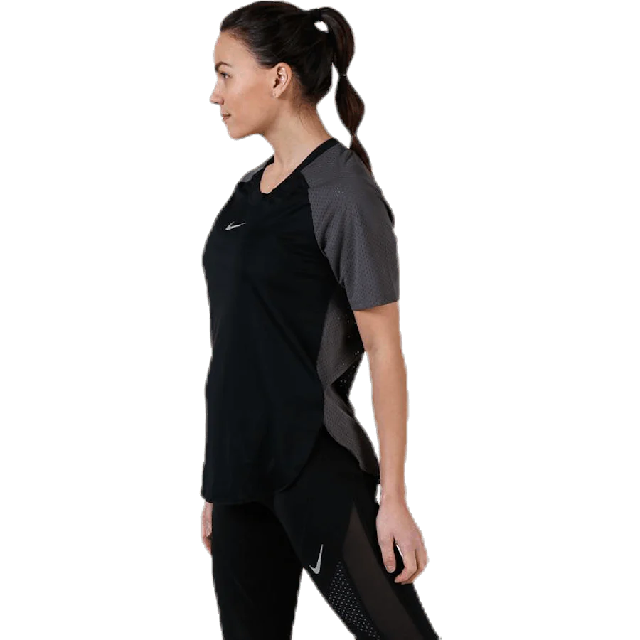City Sleek Top SS Cool Black/Grey - Image 3
