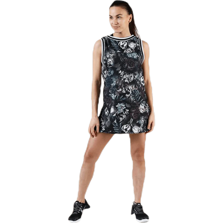 Team Dress Floral Purple/Black