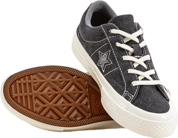 Kids One Star Sneakers Black - Image 6