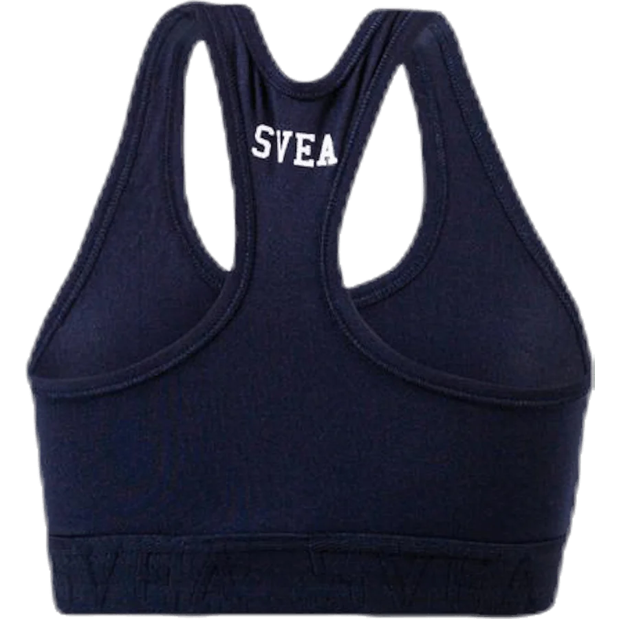 2 Stripe Junior Bra Blue - Image 3