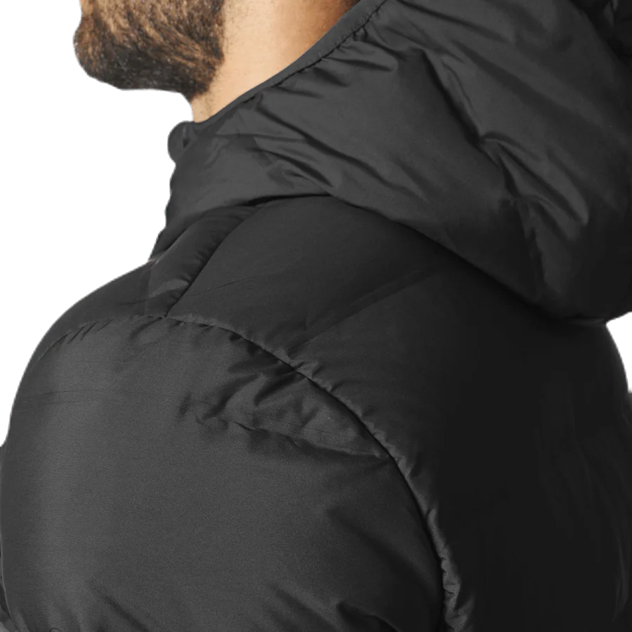 Helionic Down Hooded Jacket Black - Image 10