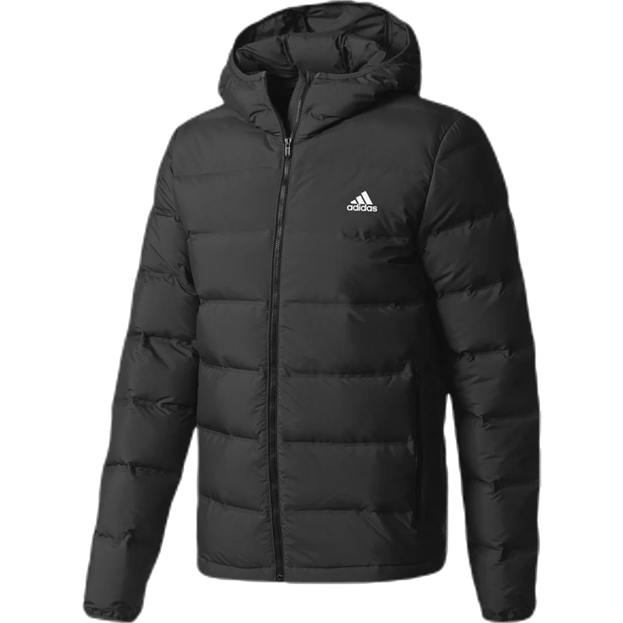 Helionic Down Hooded Jacket Black - Image 5