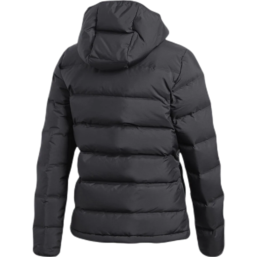 Helionic Down Hooded Jacket Black - Image 7