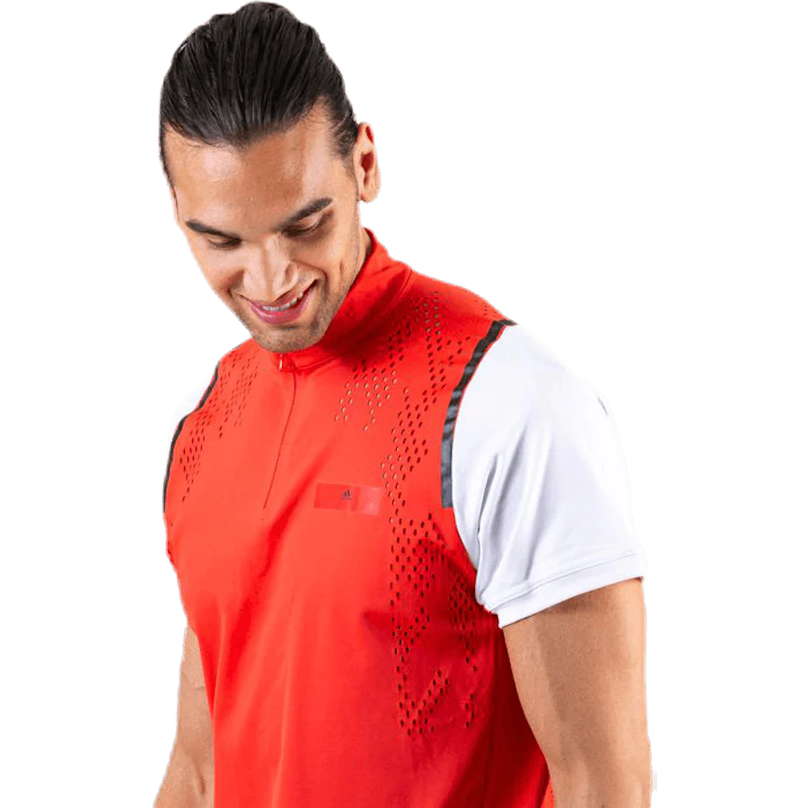 ASMC Zipper Tee White/Red - Image 4