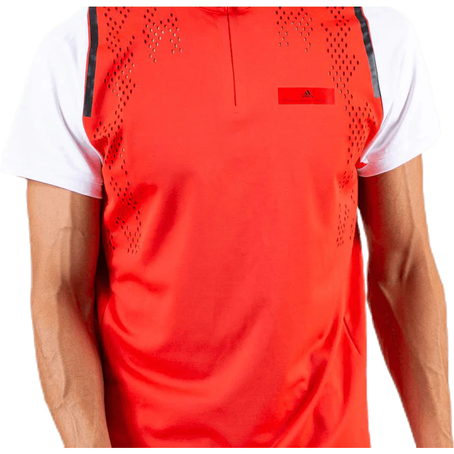 ASMC Zipper Tee White/Red - Image 5