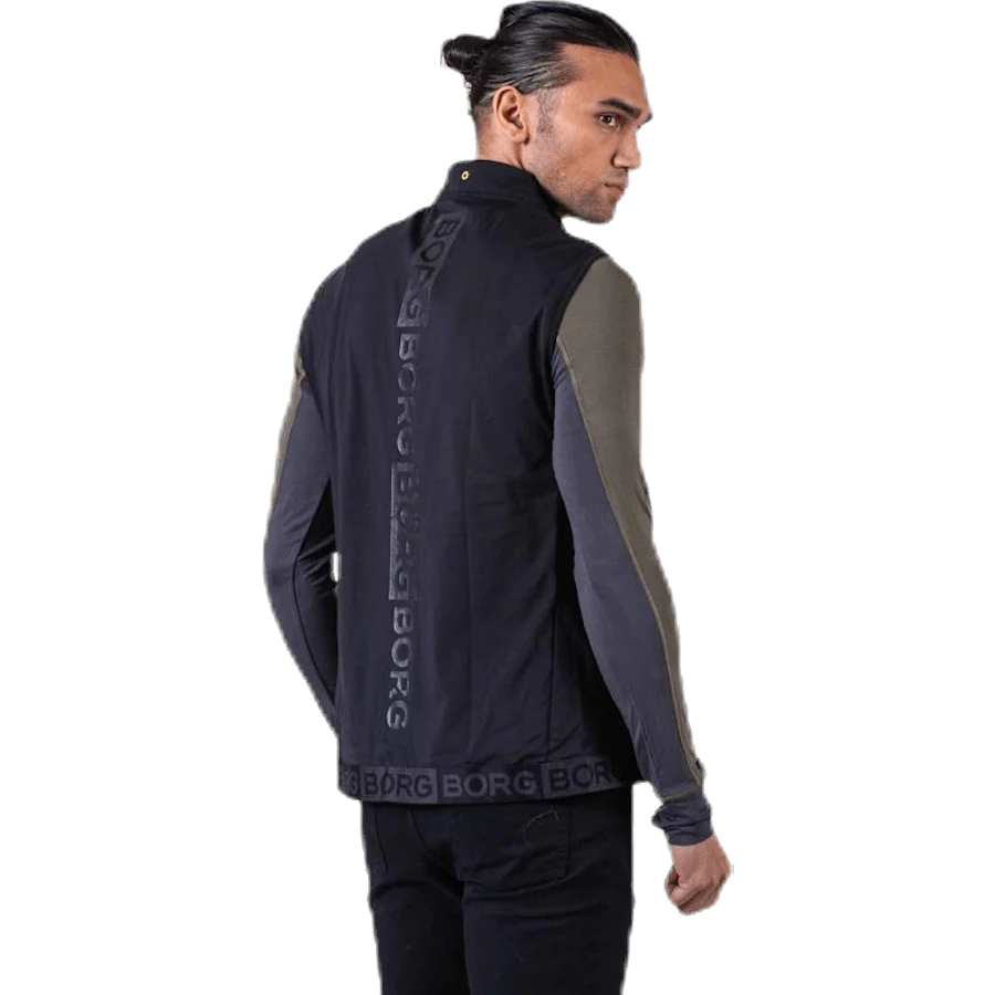 Alexi Quilted Vest Black - Image 3