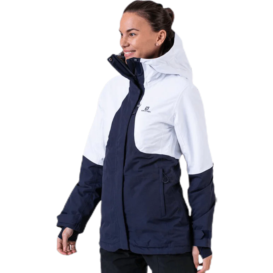 QST Snow Jacket Blue/White - Image 4