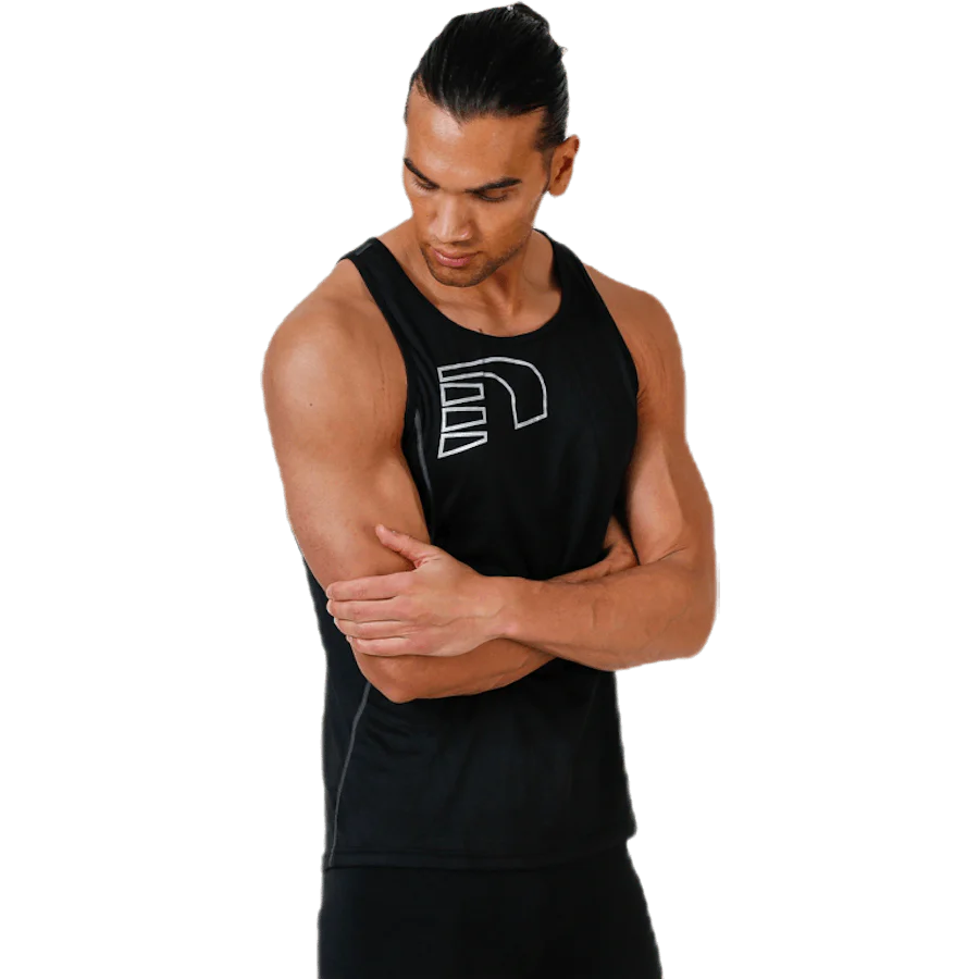 Core Coolskin Singlet Black - Image 3