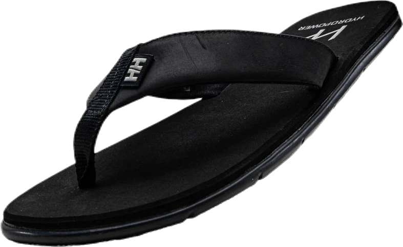 Seasand Leather Sandal Black - Image 2