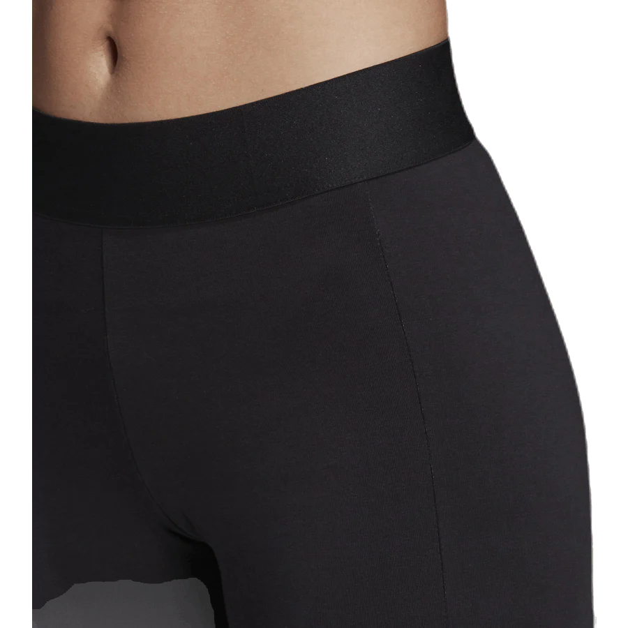 W Stacked Logo Cotton Tights Black / White - Image 6
