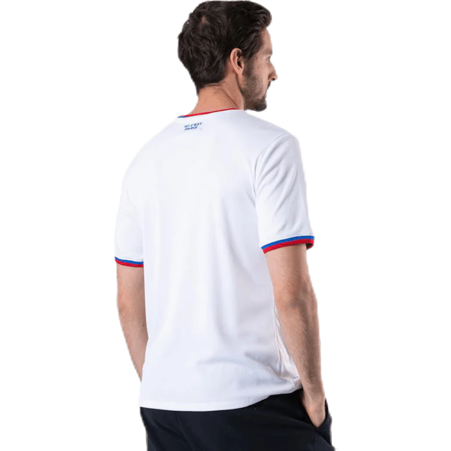 X Psg Wordmark Tee White/Hyper Cobalt - Image 3