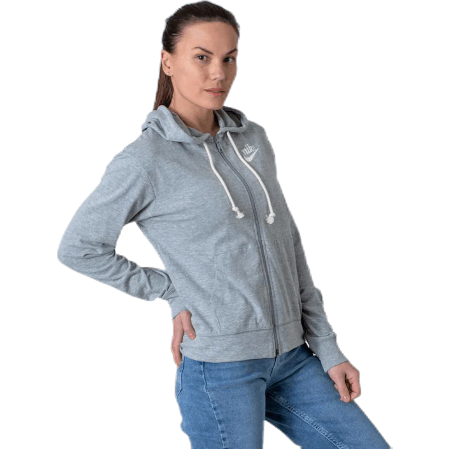 Nsw Gym Vintage Full Zip Grey - Image 2