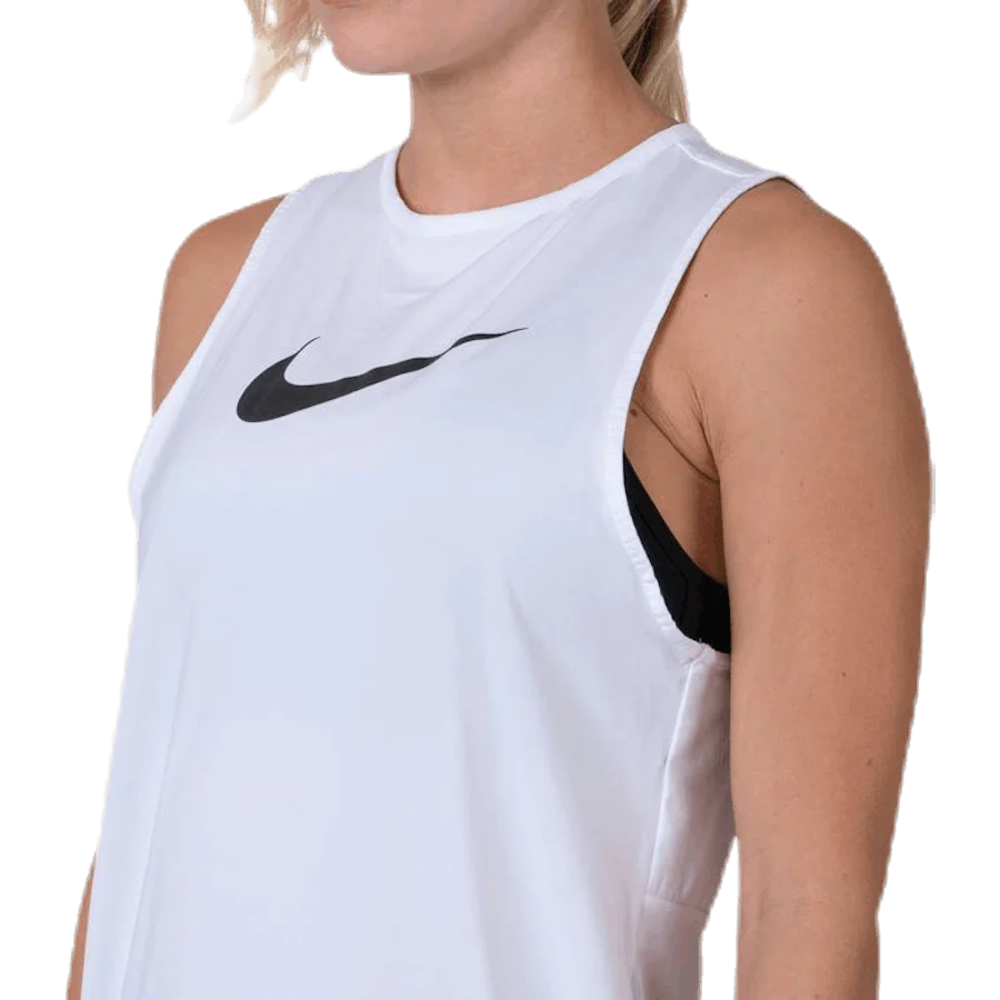 Essential Swoosh Tank White/Black - Image 3