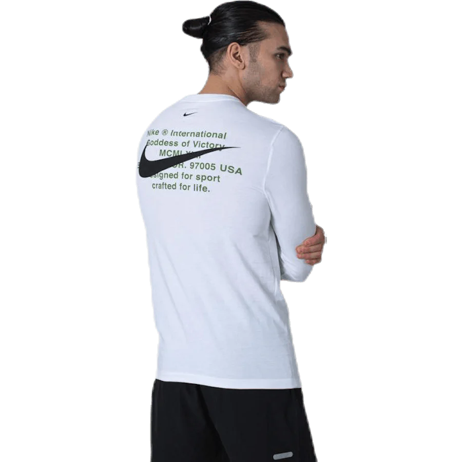 Swoosh Ls Tee White - Image 4