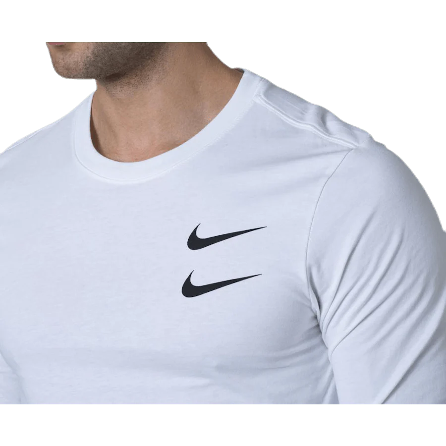 Swoosh Ls Tee White - Image 5