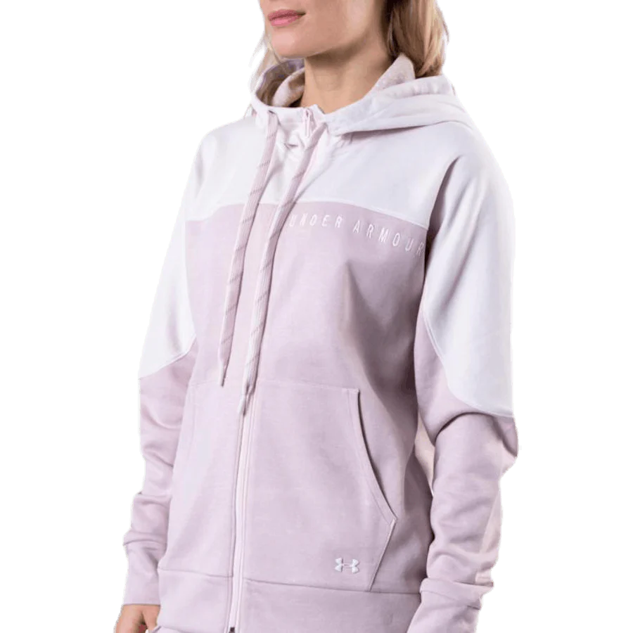 Recover Knit FZ Hoodie Pink - Image 4
