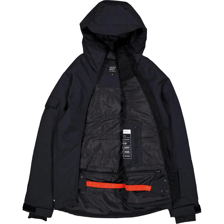 Men’S Light Padded Ski Jacket Nelkerim Black - Image 4