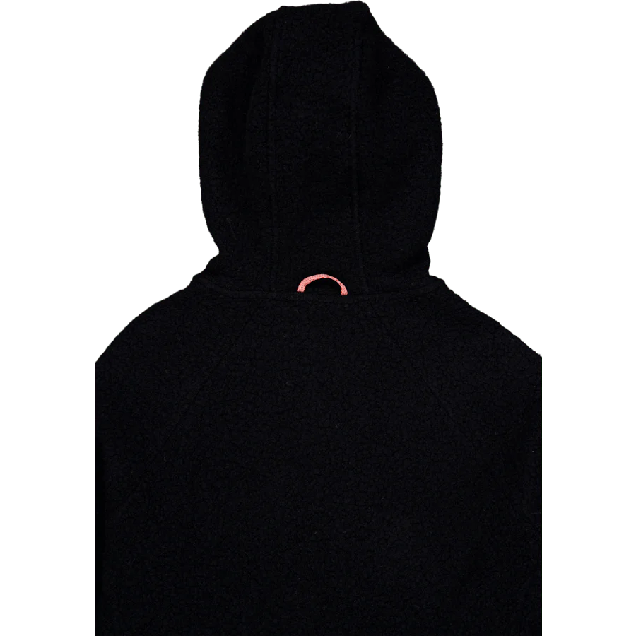 Men’S Wool Pile Hoodie Skord Black - Image 6