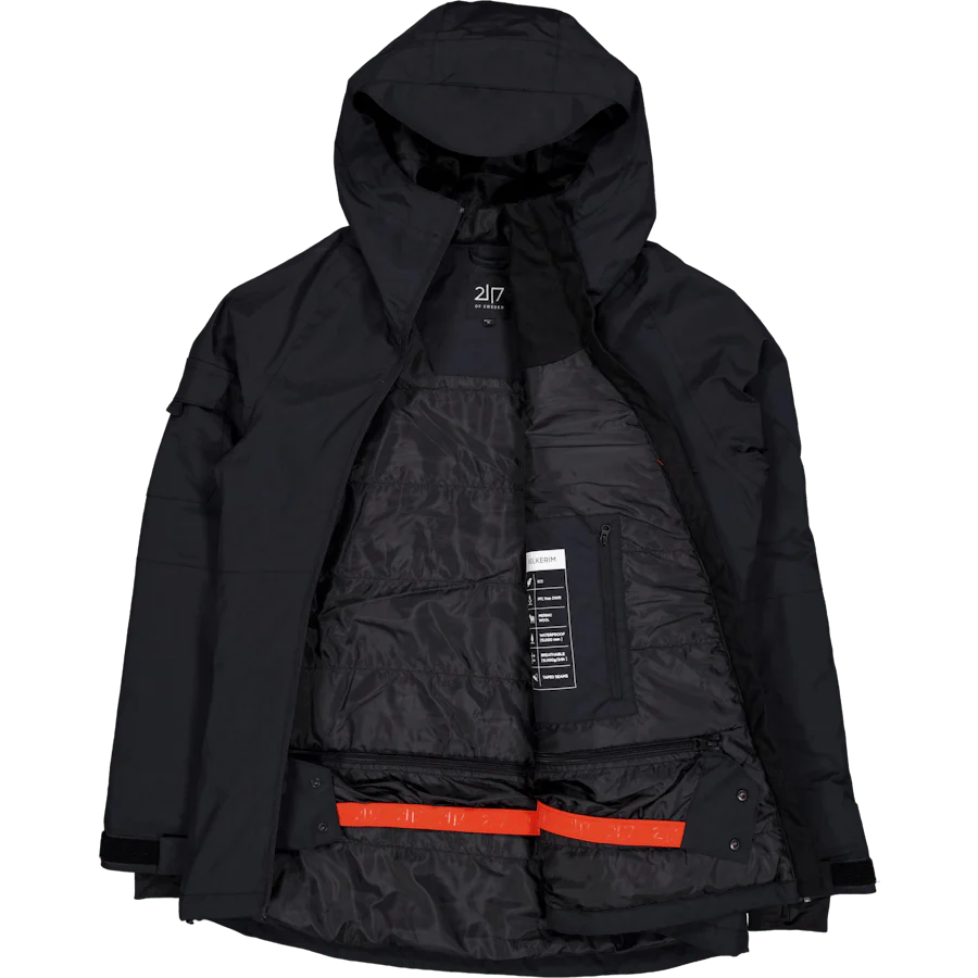 Women’S Light Padded Ski Jacket Nelkerim Black - Image 4