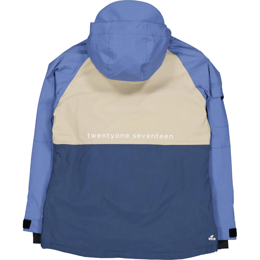 Women’S Light Padded Ski Jacket Nelkerim Dusty Blue - Image 2