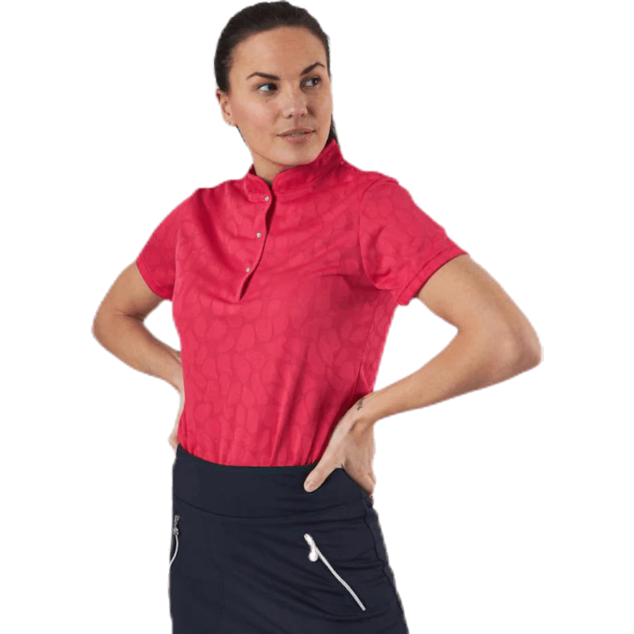 Uma SS Polo Shirt Red - Image 4
