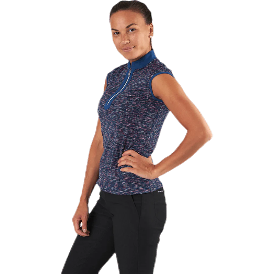 Alvina SL Polo Shirt Blue - Image 4