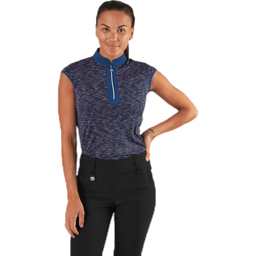 Alvina SL Polo Shirt Blue - Image 6